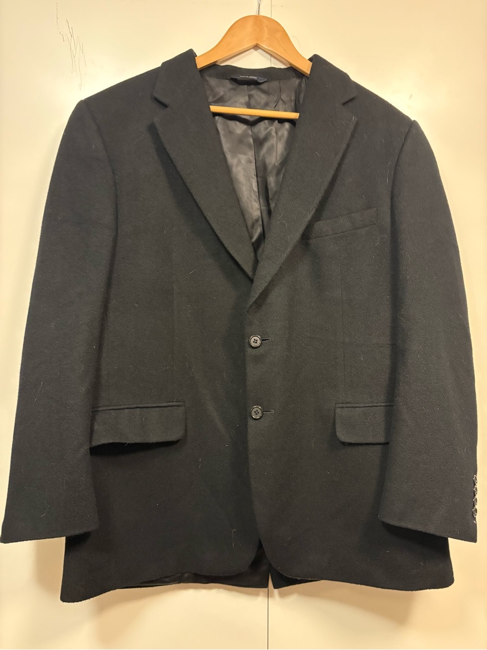 Vintage Chaps Ralph Lauren Filene's The Men's Store Wool Suit Jacket 42T